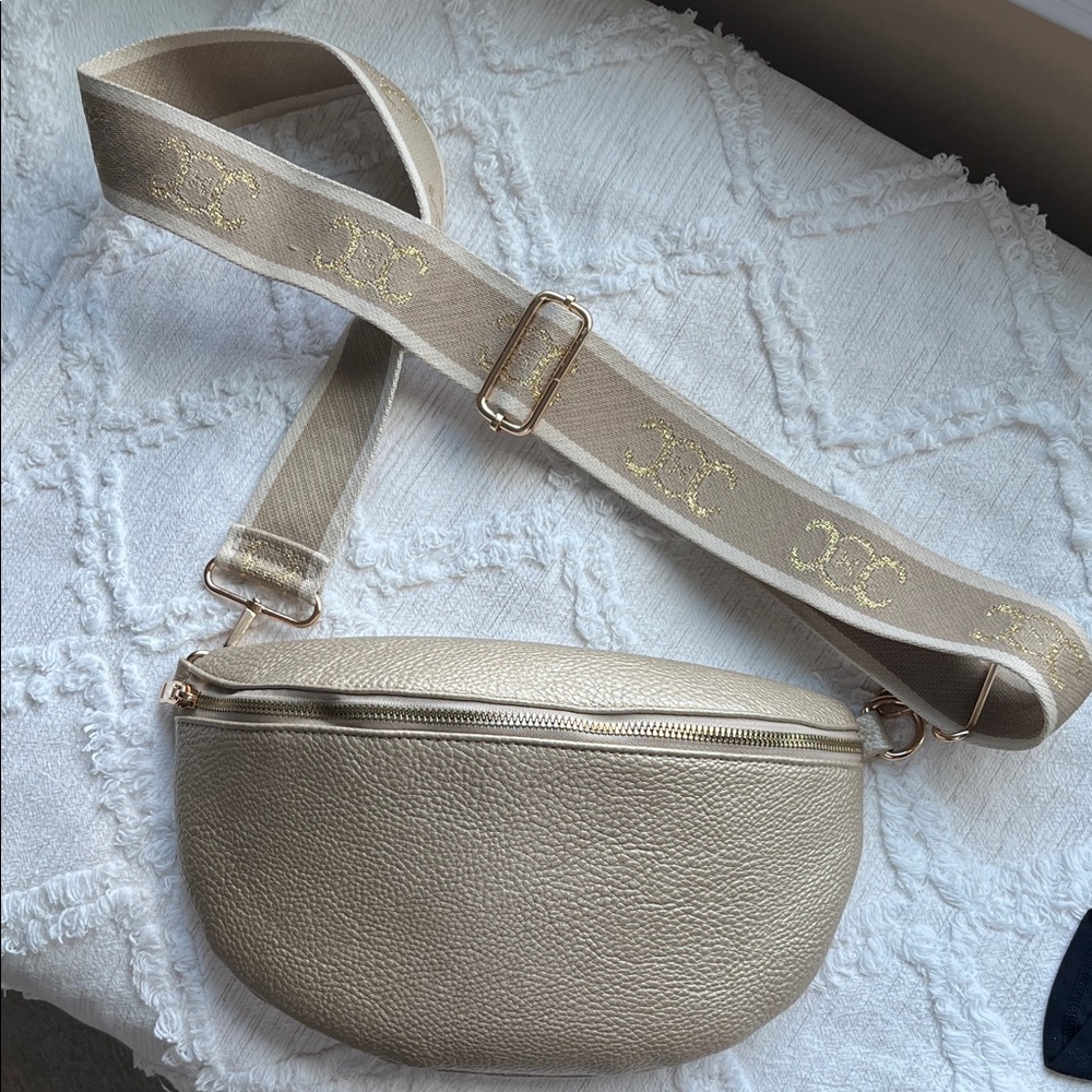 Gold Crossbody Bag